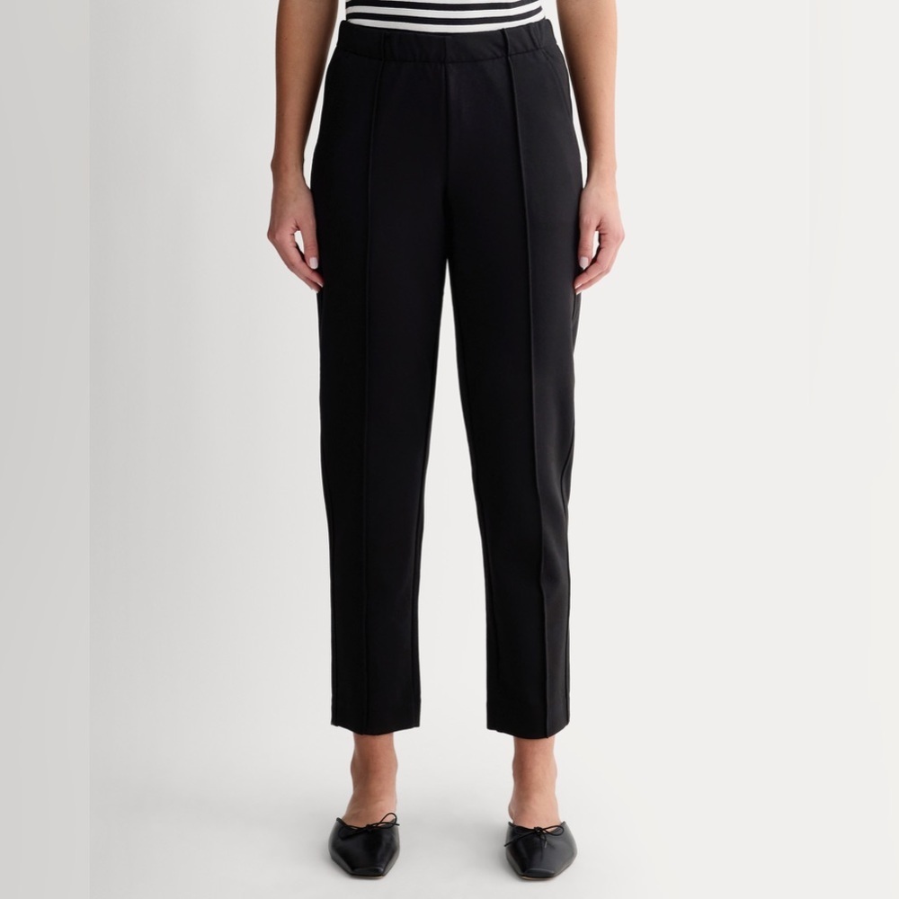Everlane The Dream Pant Minimalist Travel Tapered Career Extra Extra Small Black